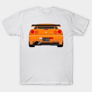 GTR R34 ORANGE T-Shirt